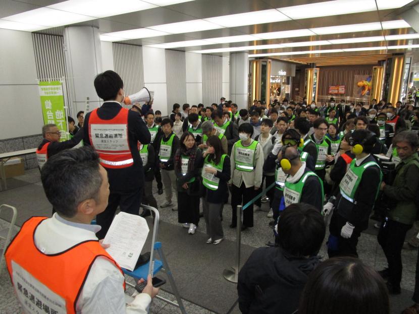 令和6年度帰宅困難者対応訓練1