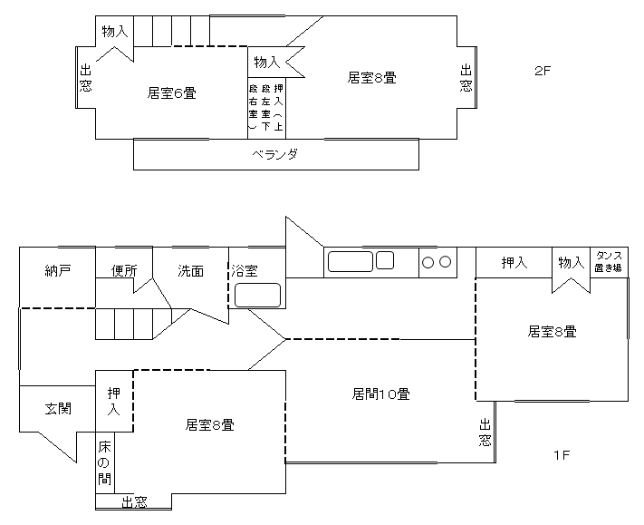 あゆみ1号館見取り図