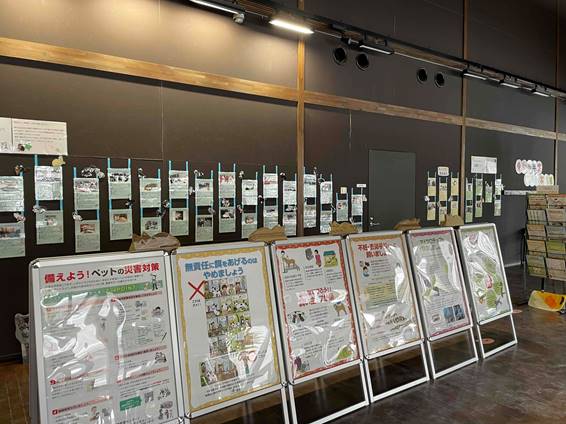 昨年度の猫日和写真展の様子