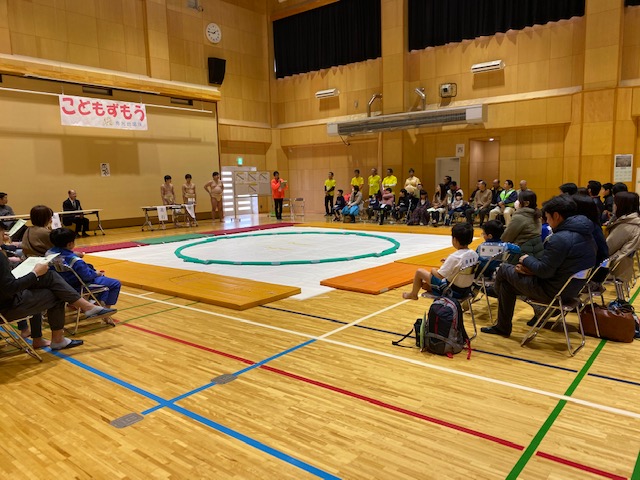 こども相撲大会の様子