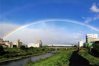 七北田川のかなたに