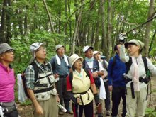 自然観察会登山