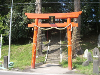 須賀神社の鳥居の画像