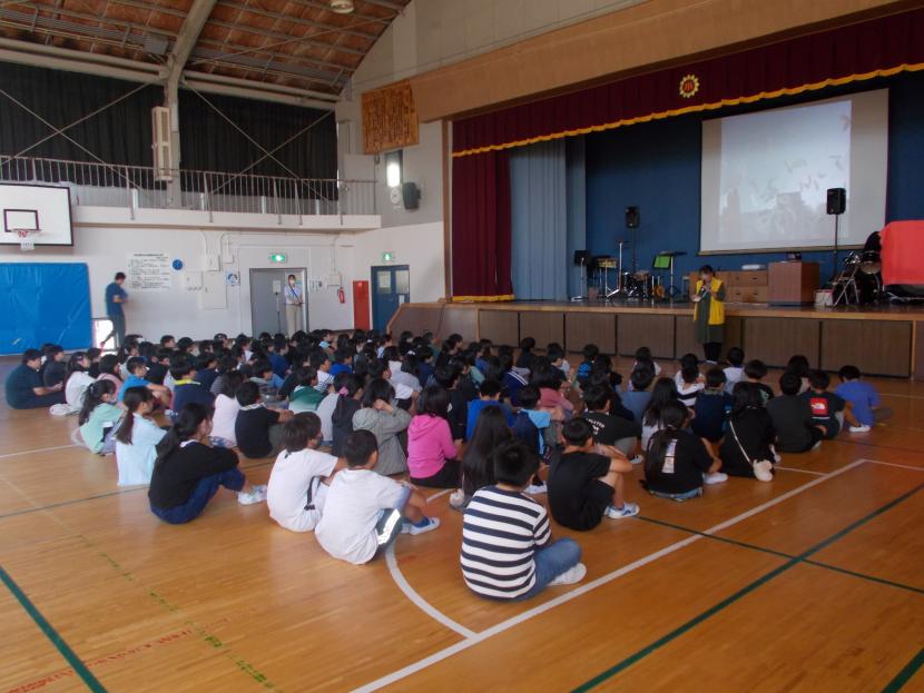 震災の記憶向陽台小学校での開催の様子