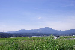 根白石判在家からの泉ケ岳の写真