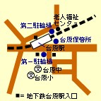 旭ヶ丘駅駐輪場位置図