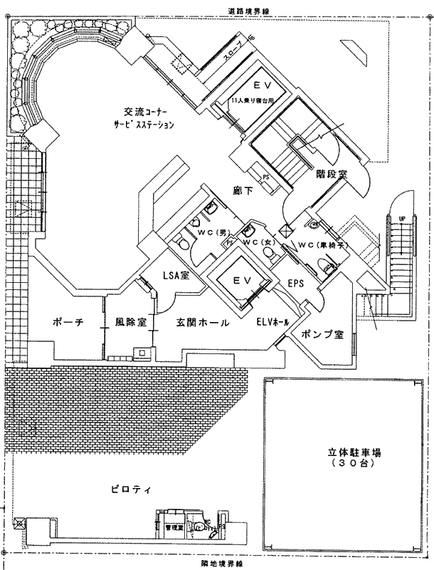 建物配置図