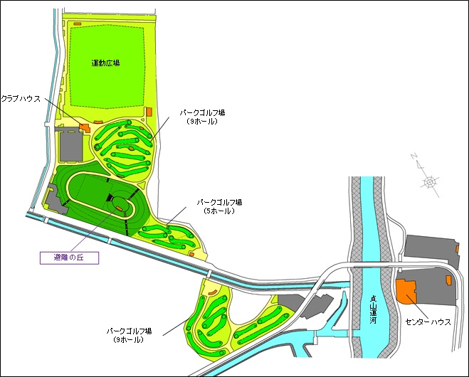 荒浜地区位置図