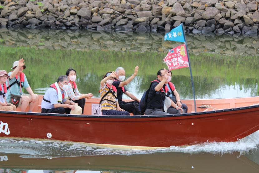 貞山運河小型船実証実験　写真