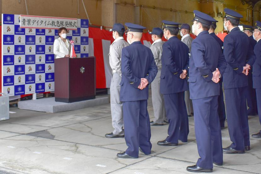 デイタイム救急隊発隊式4