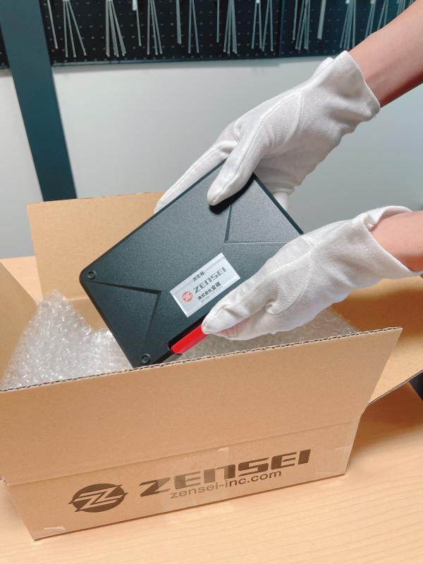 商品の梱包の様子