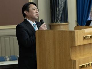 橋本議長ご挨拶