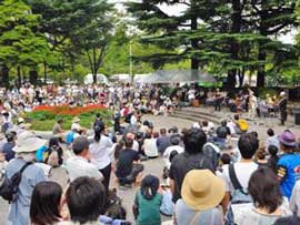 Playing in the Kotodai park