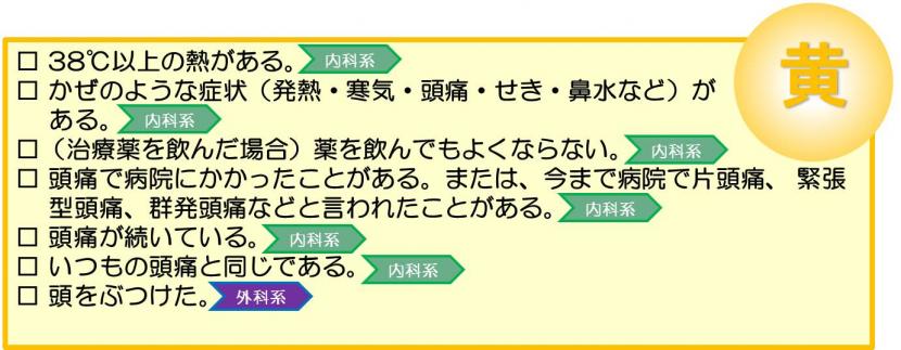 2時間以内をめやすに病院受診するべき頭痛症状