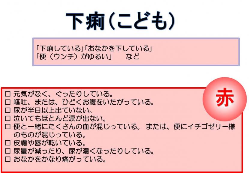 今すぐに119番通報するべき下痢症状