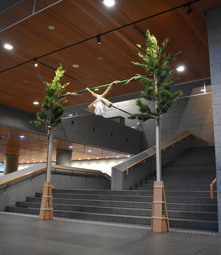 R7仙台市博物館門松の再現展示