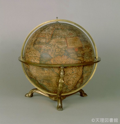 画像／地球儀　カスパル・フォペル作　1536年製