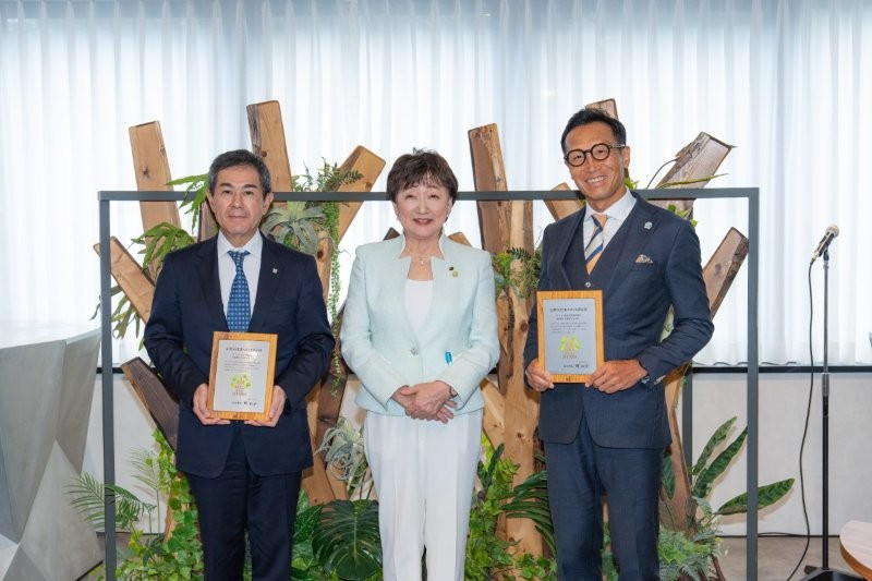 定禅寺ZEBスポット認定証贈呈式の様子