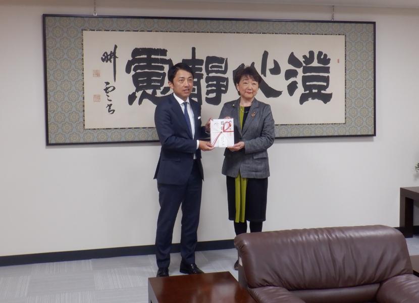 昨年度の贈呈式の様子