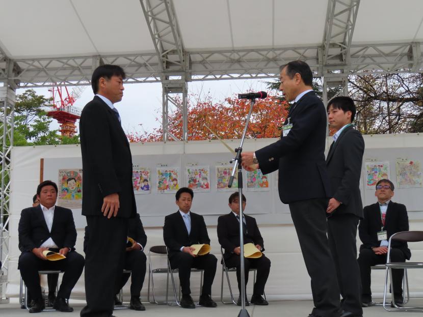 株式会社宮城衛生環境公社様へ感謝状贈呈2