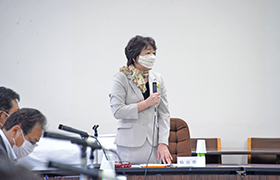 協議会における市長の様子2