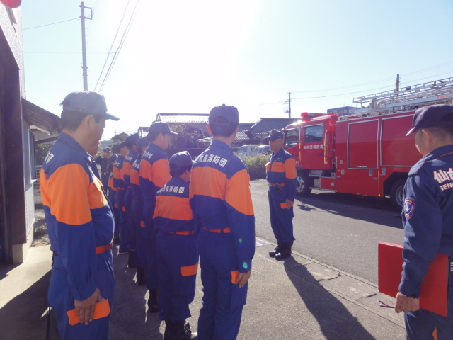 泉消防団八乙女分団機械器具点検2