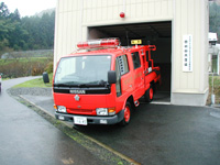 太白消防団生出分団梨野部小型動力ポンプ付積載車