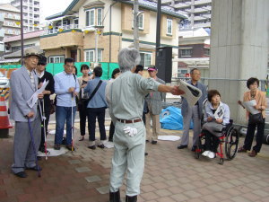 市立病院アクセス計画現地調査の写真2