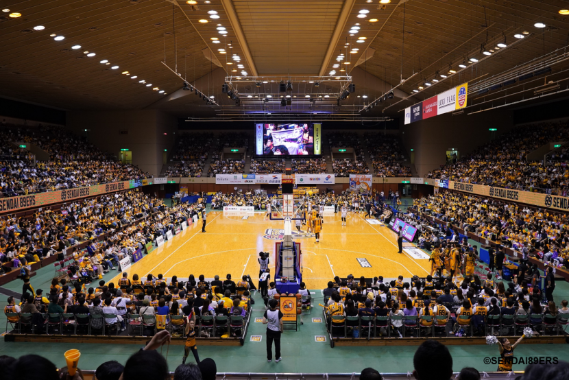 仙台89ERSの試合の様子