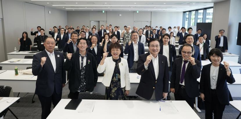 設立記念イベント集合写真