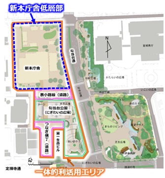 公募事業の対象エリア図
