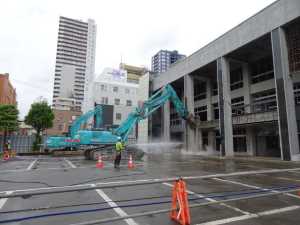 24年5月7日の解体工事の様子写真