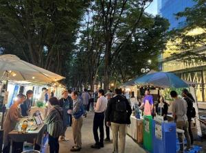 定禅寺通における立町たちのみの様子