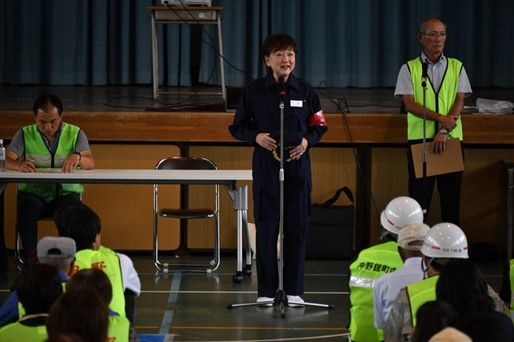 開会式での市長挨拶
