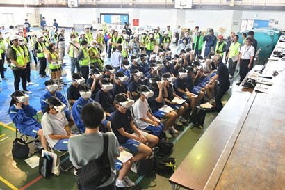 災害VR（地震災害編）体験