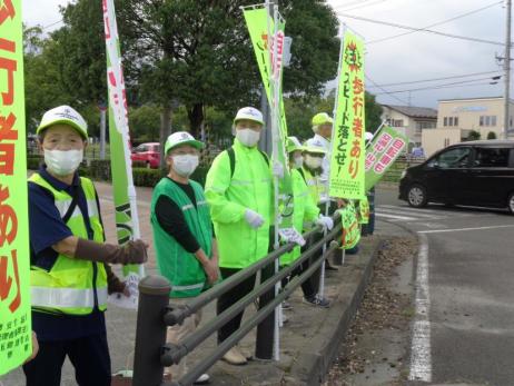 交通事故死ゼロを目指す日キャンペーンの様子1