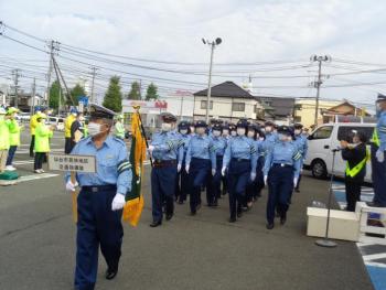 交通指導隊の出動