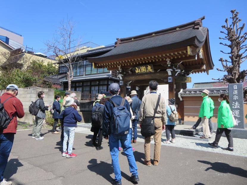 法運寺にて