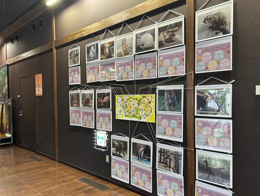 敬老の日パネル展の様子