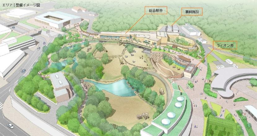 エリア1整備イメージ図